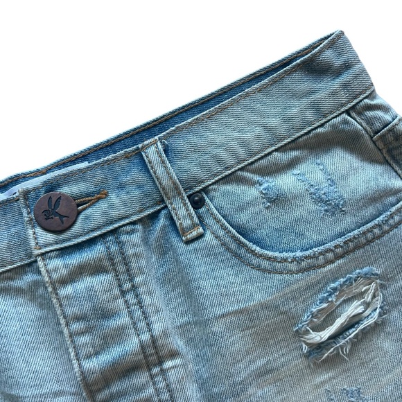 One Teaspoon Junkyard Mini Skirt Sz 24 - Picture 6 of 12